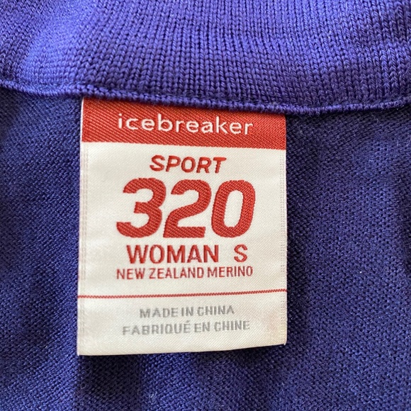 Icebreaker Sport 320 Half-zip Long-sleeve top -NEW - Picture 5 of 6
